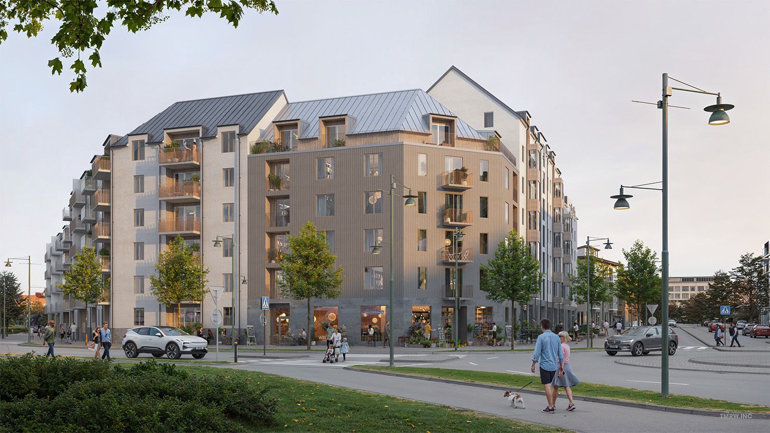Förbo och Riksbyggen vinner markanvisningstävlingen för kvarteret Gärdet i Kungälv