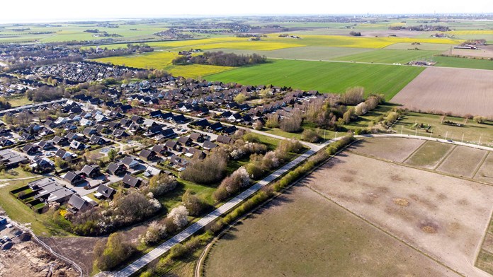 Brf Äppellunden i Vellinge - flygvy