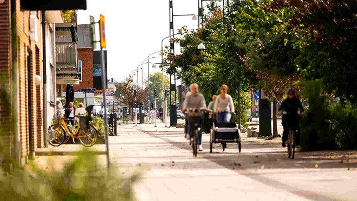 Cykelbana i stadsmiljö